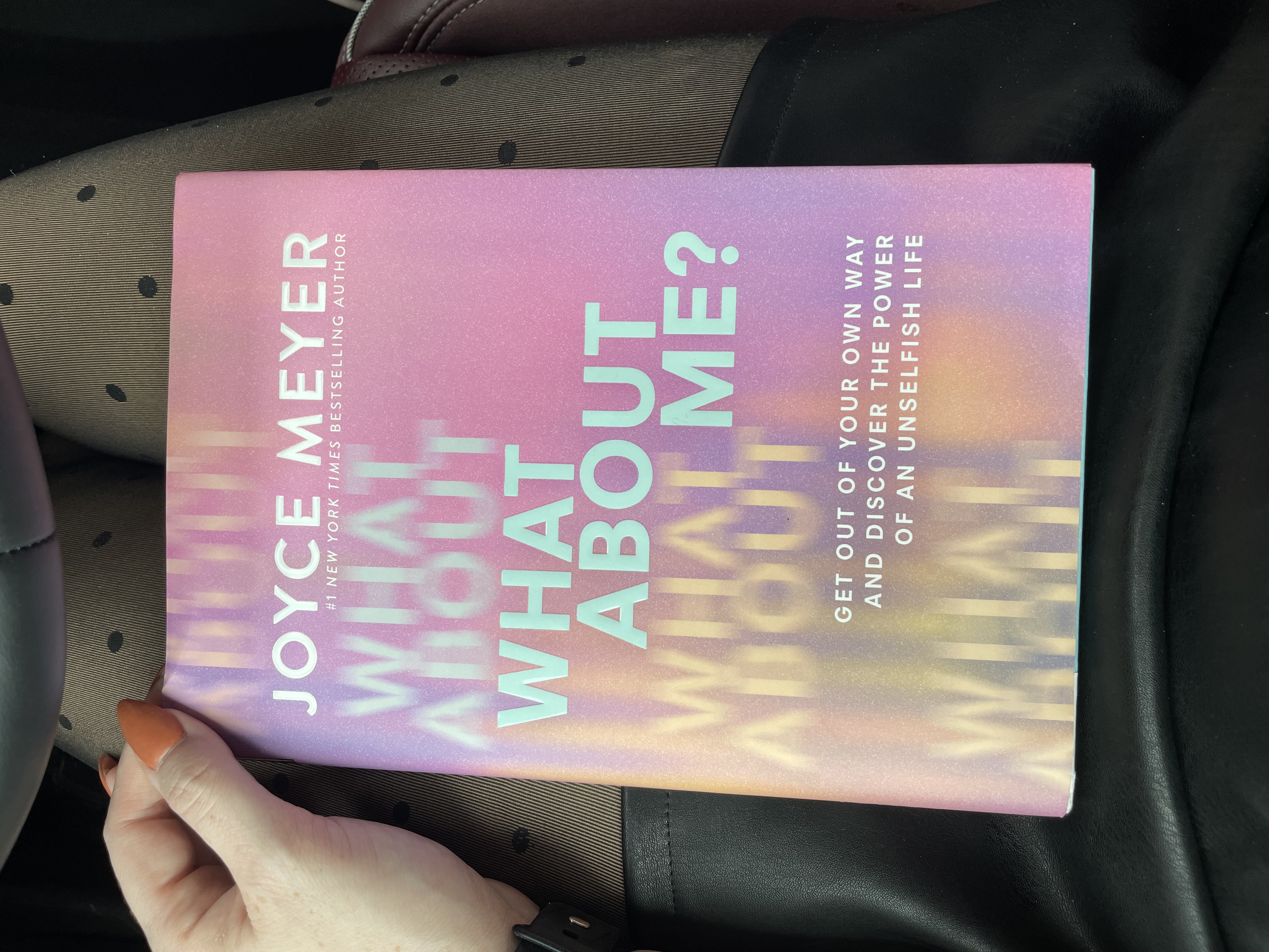 BOOK RECOMMENDATION FOR "WHAT ABOUT ME" BY JOYCE MEYERS