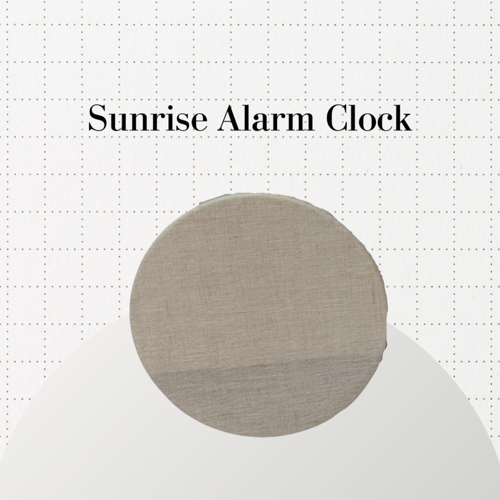 Dreamegg alarm clock, perfect for endometriosis  to help you sleep at night