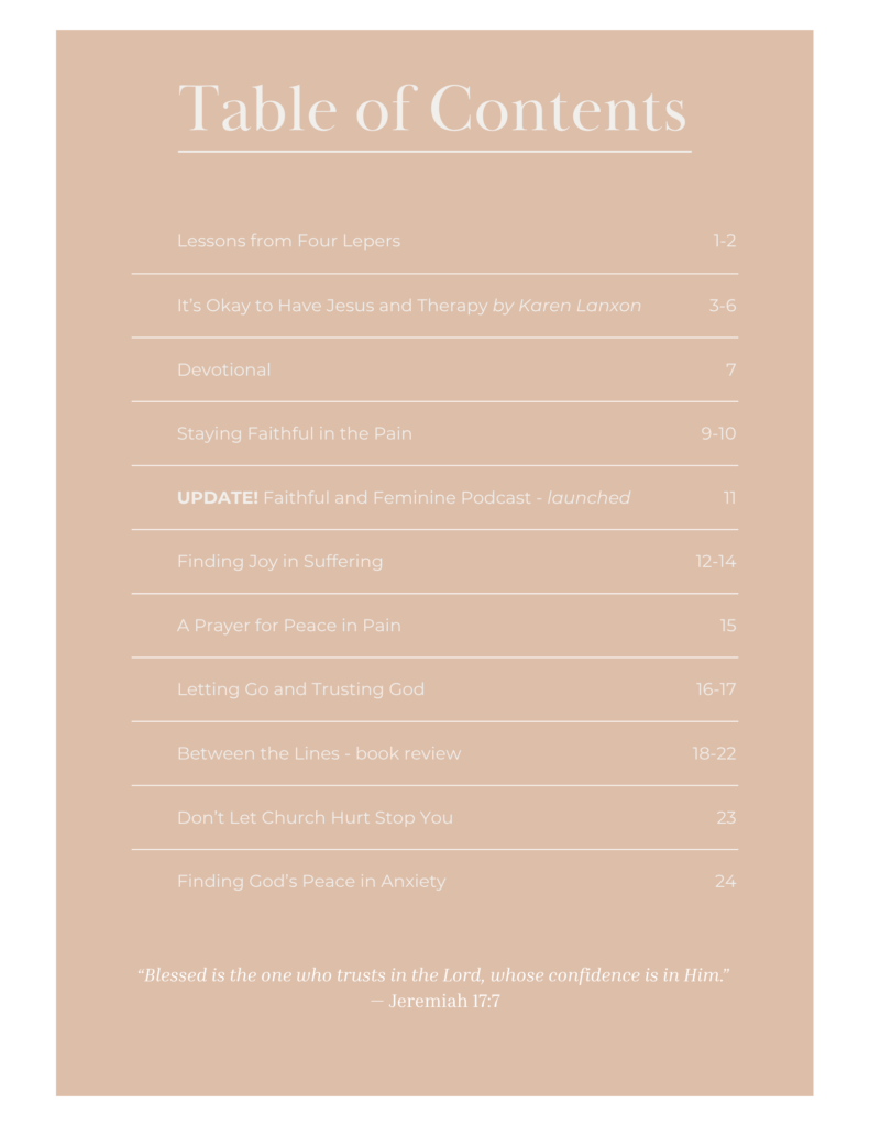 Table of Contents for Issue 02