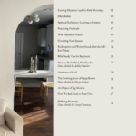 Table of Contents for Issue 01 of Faithful & Feminine magazine.